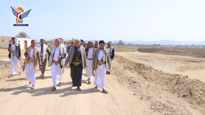 Al-Imad y Quraia inspeccionan el progreso de los proyectos de lagos en Fella, Hamzat, Rahban y Al-Baqalat en Saada