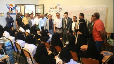 Un equipo ministerial inspecciona las condiciones de los institutos técnicos y vocacionales en la Gobernación de Al Hudaydah