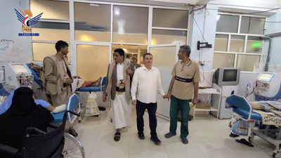 El Subsecretario de Al Mahwit inspecciona las operaciones del Hospital Universitario Republicano