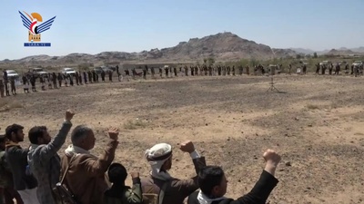 وقفتان قبليتان في مديريتي صباح والطفه بالبيضاء إعلاناً للجهوزية والاستنفار