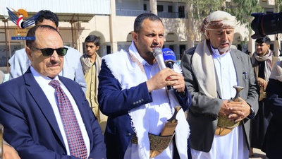 تدشين العام الدراسي الجديد بمديرية بني الحارث في أمانة العاصمة