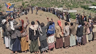 Las Manifestaciones masivas en Dhamar reafirman la firmeza y la solidaridad con los hermanos en Líbano y Palestina
