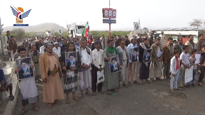 Lahj... Marchas en Al-Qubaytah conmemorando el Día de Al-Furqan y expresando solidaridad con Irán y el Líbano