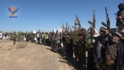 Al-Bayda: Tribus del distrito de Walad Rabi' - Qayfah declaran la movilización tribal para enfrentar al enemigo y sus mercenarios.