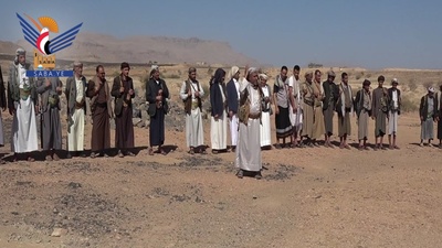 Marib – Visitas de Eid a los soldados estacionados en las líneas del frente del eje de Ragwan