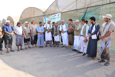 Inicio de las obras de la primera zona de inversión agrícola en la gobernación de Al Hudaydah