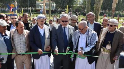 Bin Habtoor, Al-Nuaimi y Muftah inauguran el proyecto de rehabilitación y desarrollo del Jardín Al-Samad