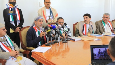El Primer Ministro interino recibe información sobre el progreso de la Cuarta Conferencia Internacional "Palestina: La cuestión central de la nación".